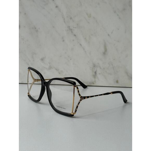 NEW Gucci GG0592O Oversized Square Black Eyeglasses $565 main image 6